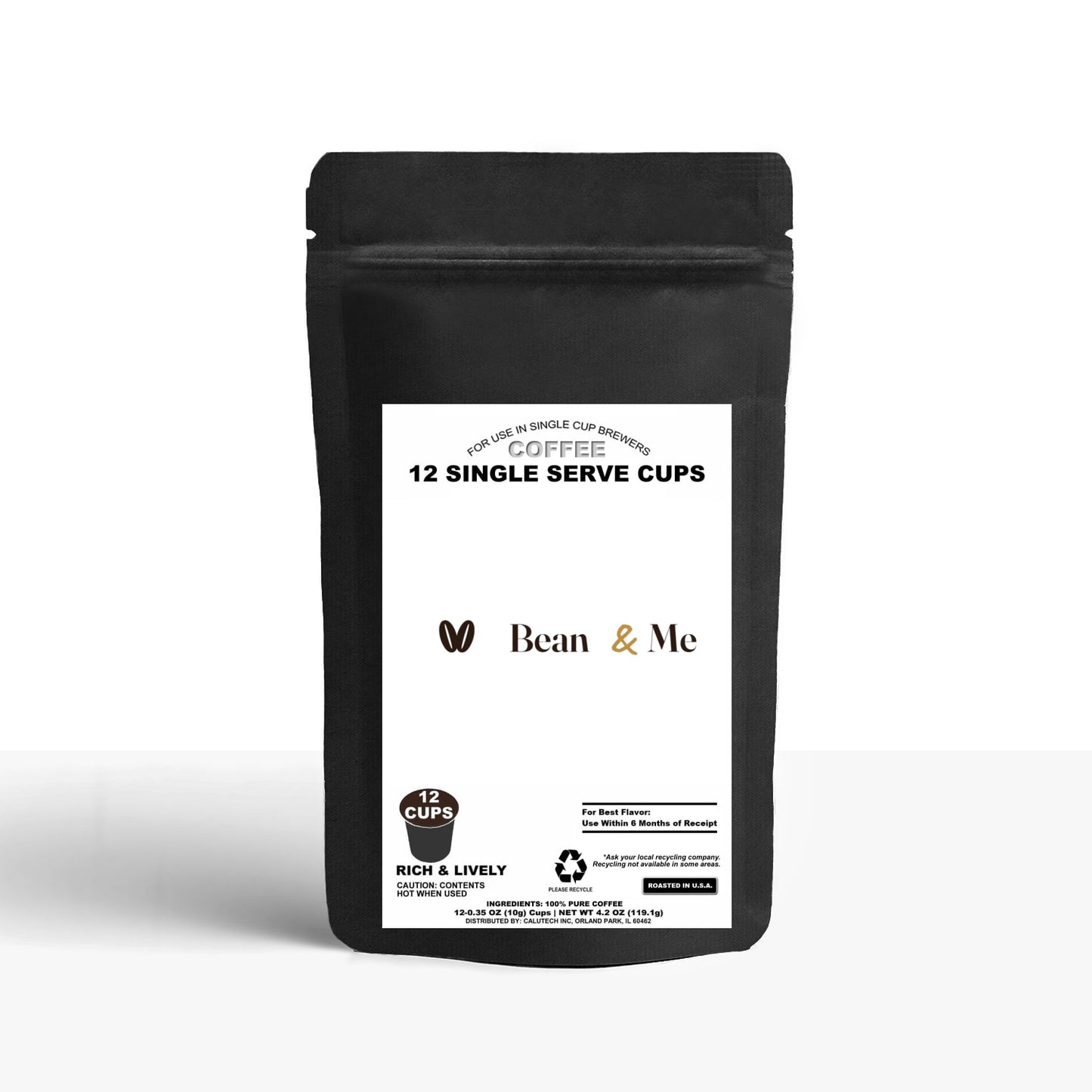 12 Pack Single Serve Coffee Capsules