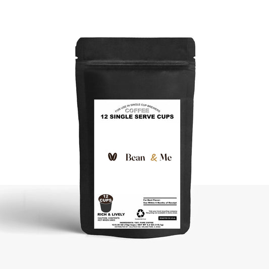 12 Pack Single Serve Coffee Capsules
